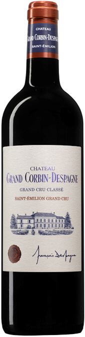 Antik Label Wein Bordeaux Heiliger Emilion Cru Grand-Corbin 1923 Old Wine 